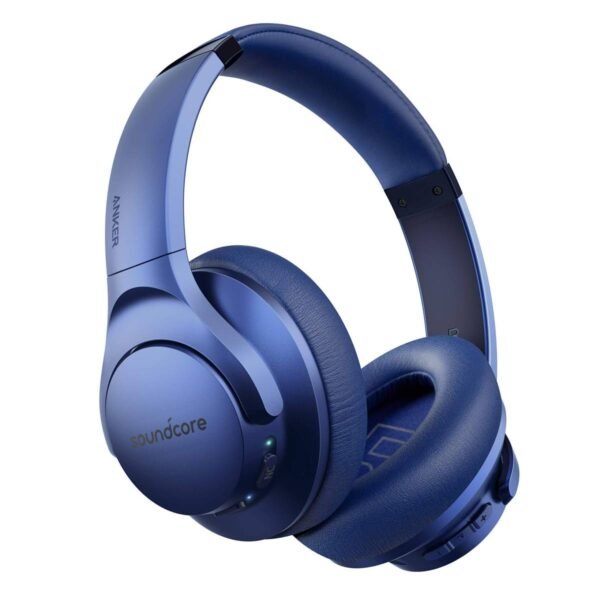 Soundcore Life Q20 (Upgraded) Hybrid Active Noise Cancelling Headphones with Hi-Res Audio, BassUp technology, and 50-hour playtime